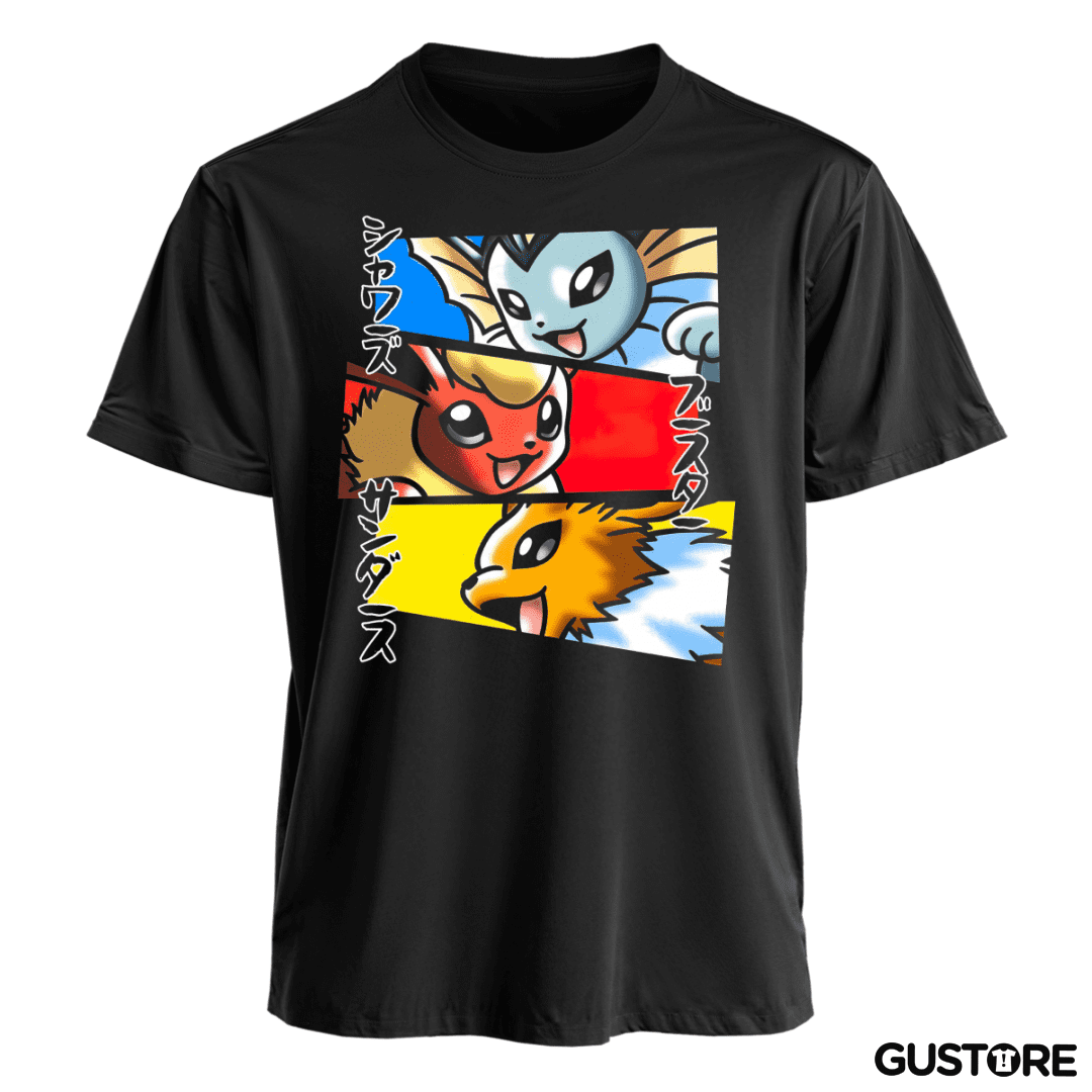 Polera Vaporeon Flareon Jolteon