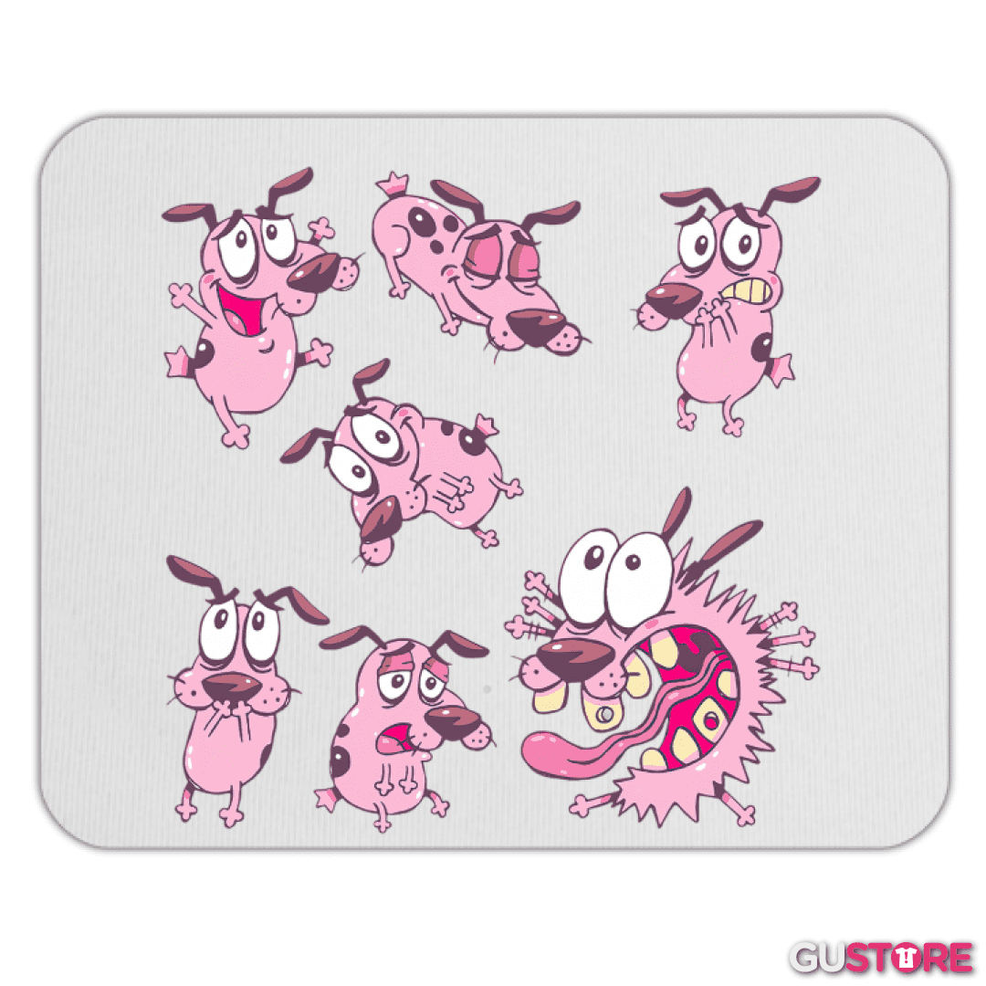 Mousepad Coraje el perro cobarde