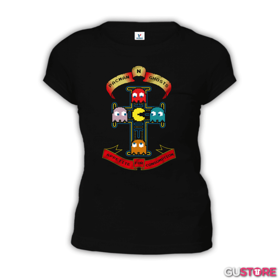 Polera de Mujer Pacman And Ghosts