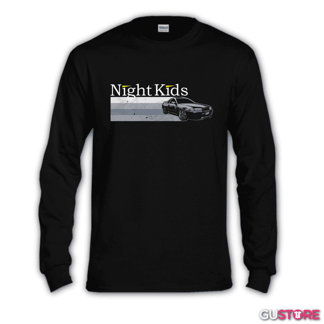 Polera manga larga Night kids