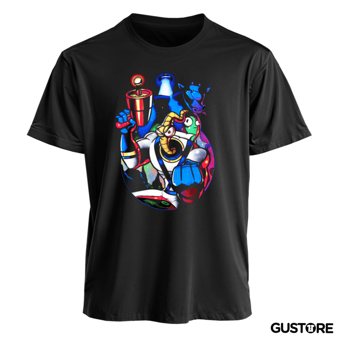 Polera Earthworm Jim 