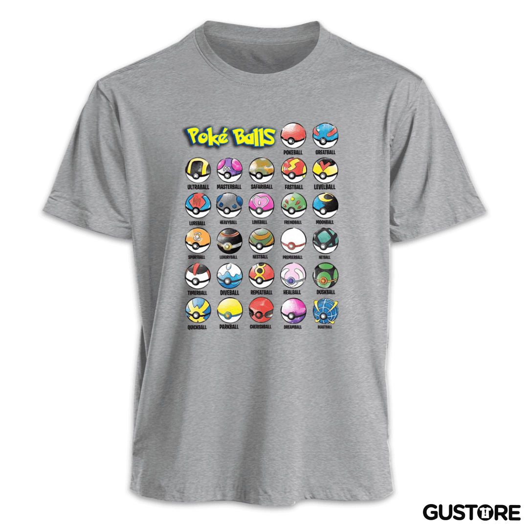 Polera Pokeballs