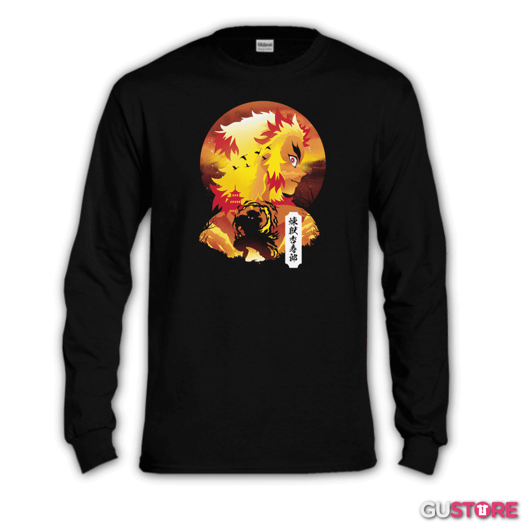 Polera manga larga Rengoku de Fuego