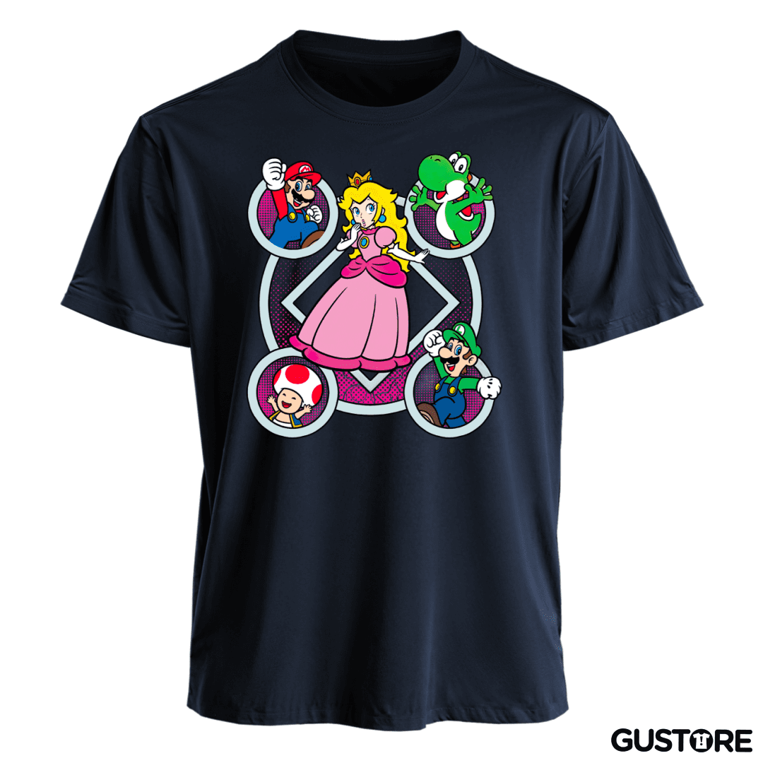 Polera Super bigote Durazno