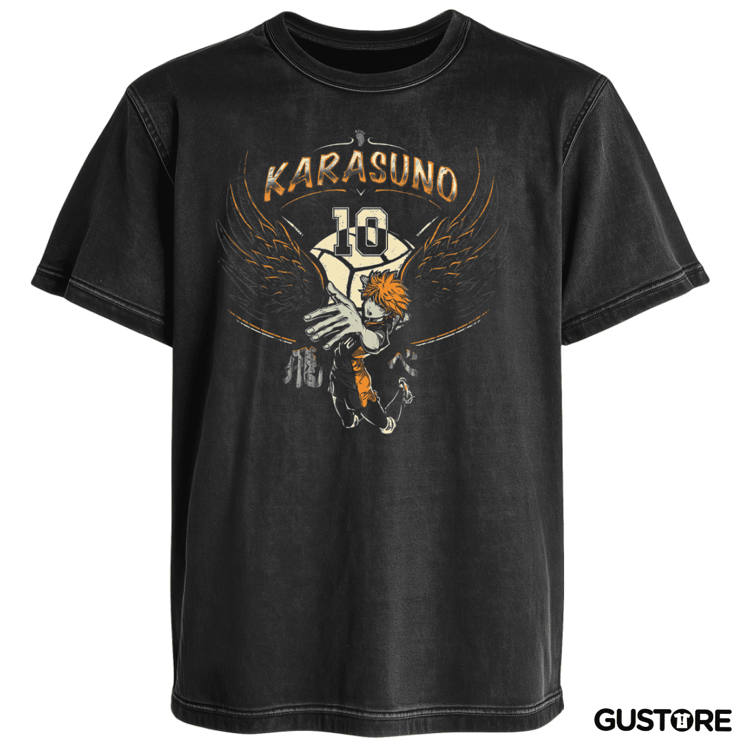 Polera desgastada Karasuno