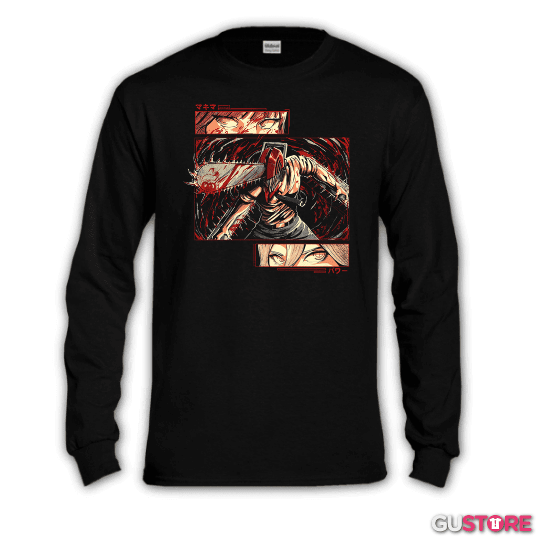 Polera manga larga Chainsaw Man