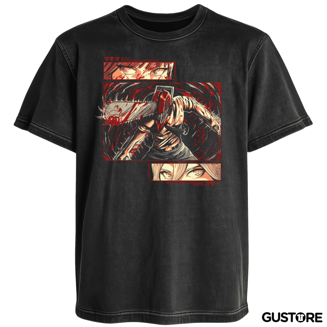 Polera desgastada Chainsaw Man