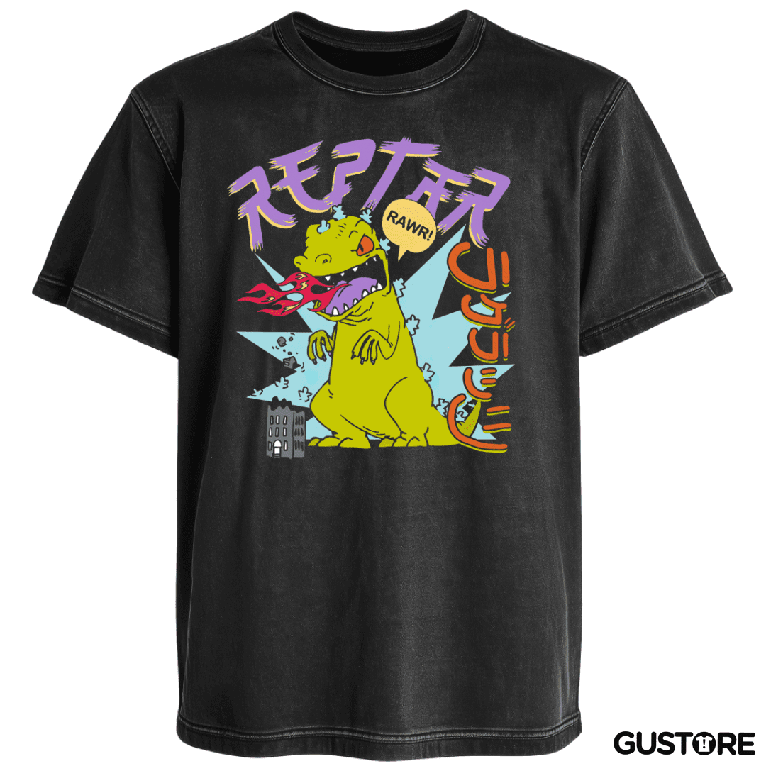 Polera desgastada Reptar
