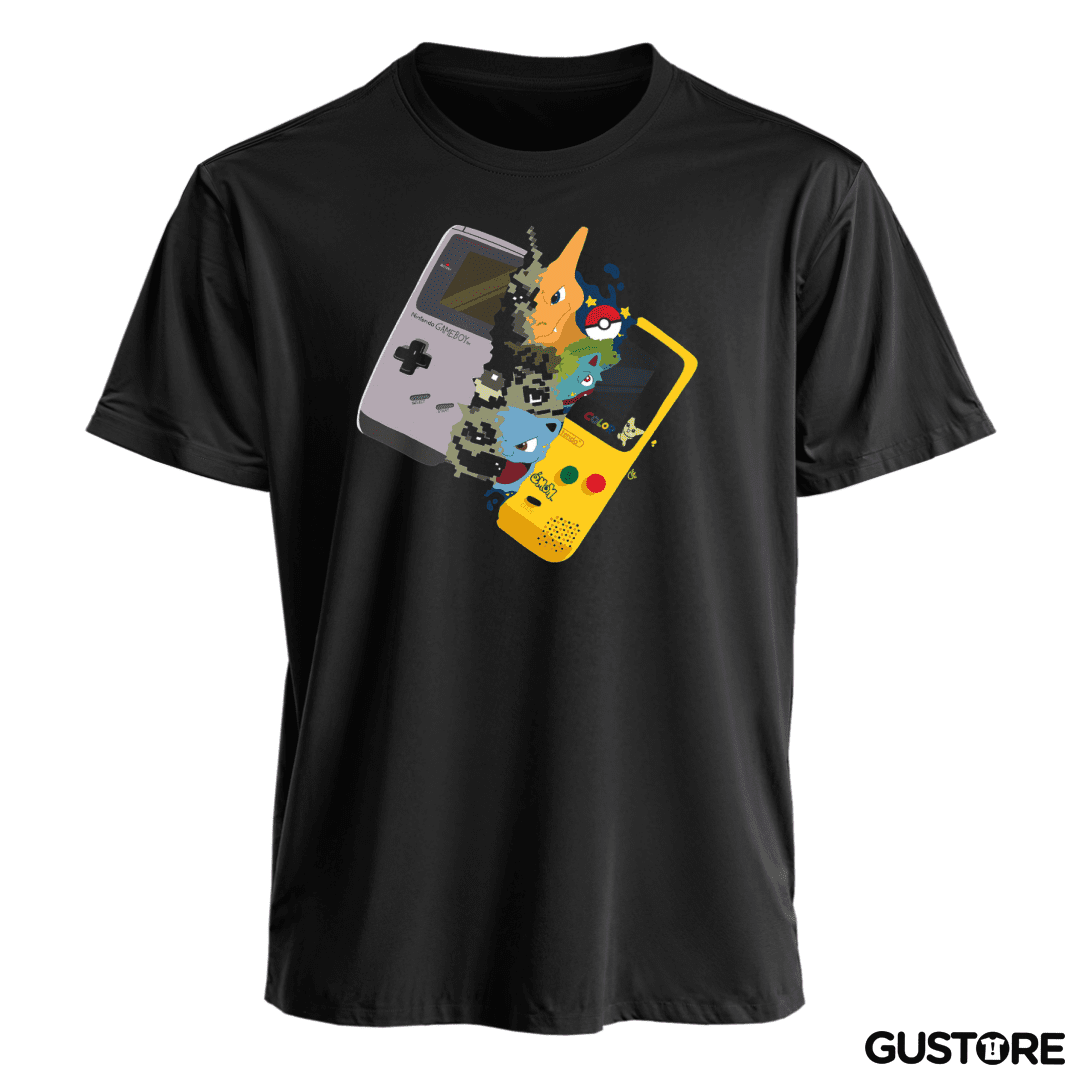 Polera Gameboy pokemon