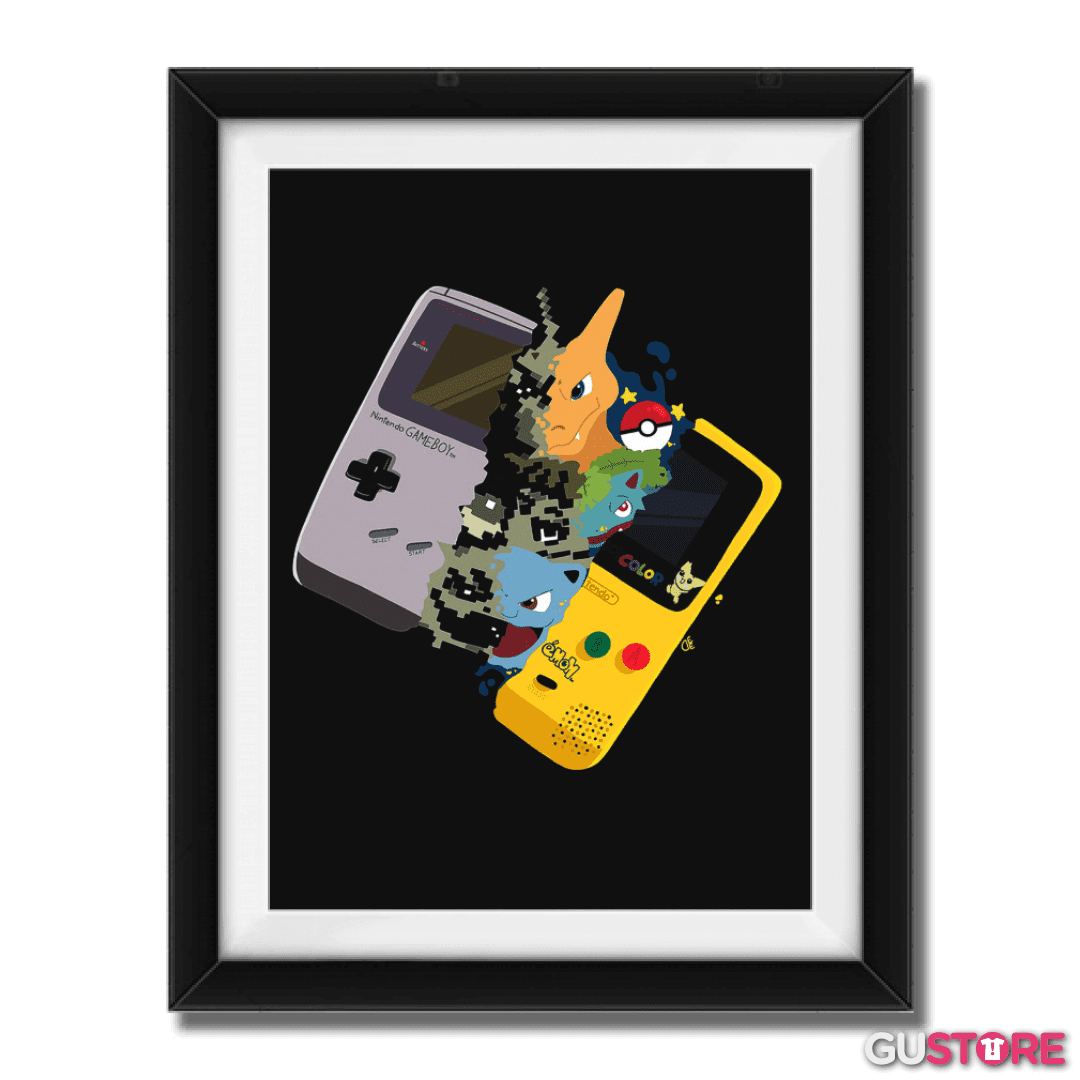 Cuadro decorativo Gameboy pokemon