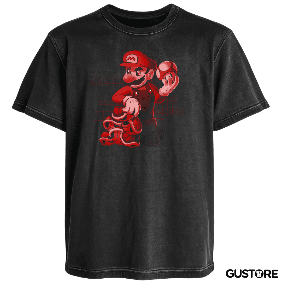 Polera desgastada Bigote bros 