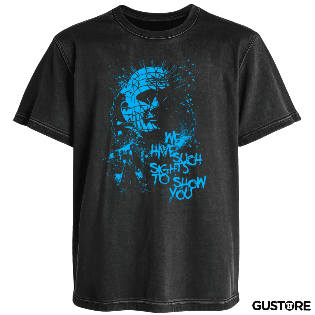 Polera desgastada Hellraiser