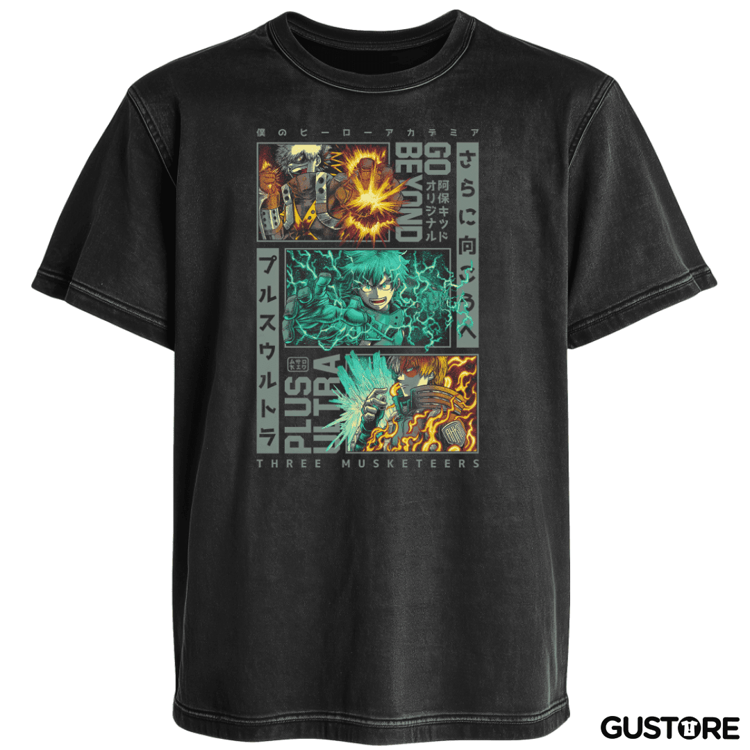 Polera desgastada Los Tres Mosqueteros