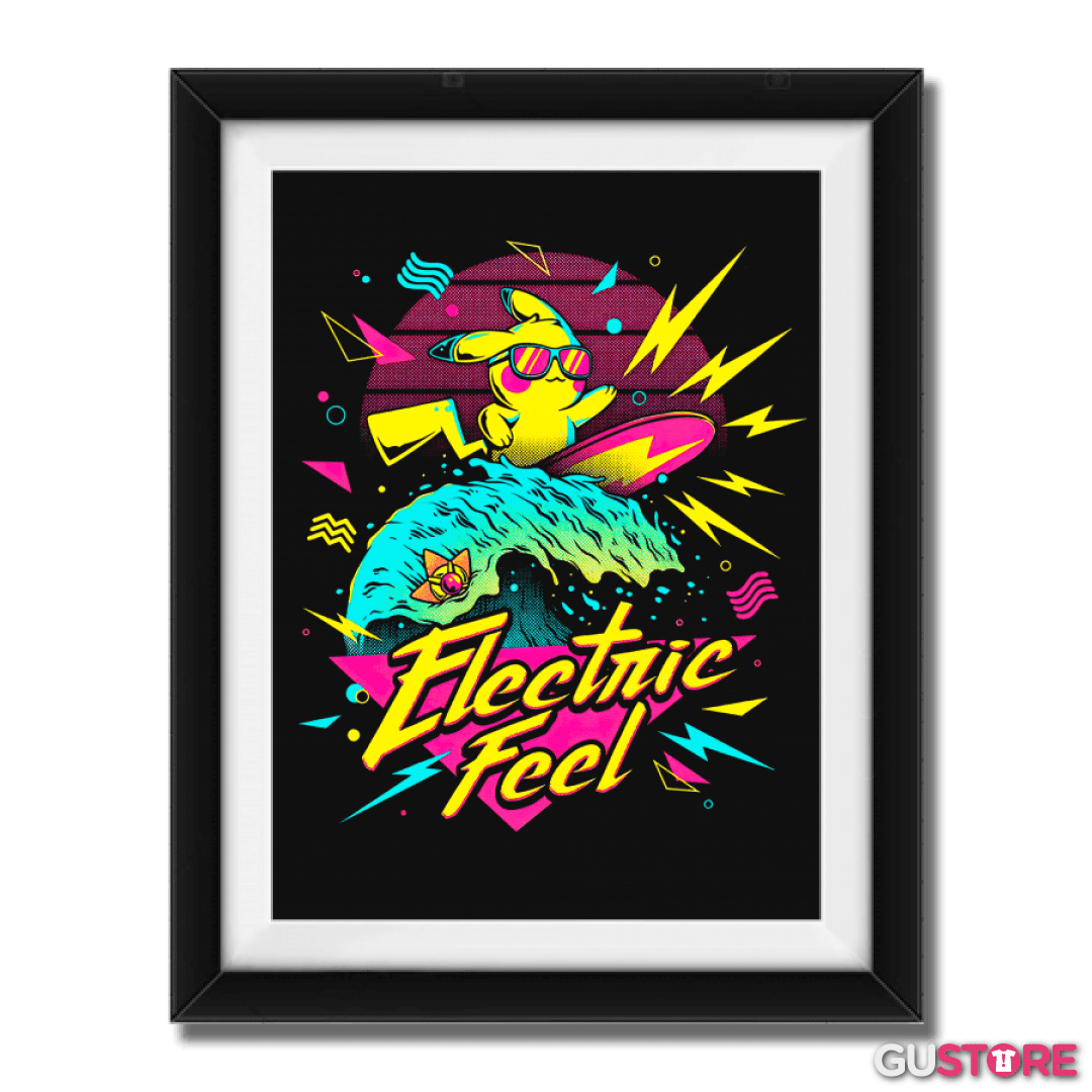 Cuadro decorativo Pikachu Surf 