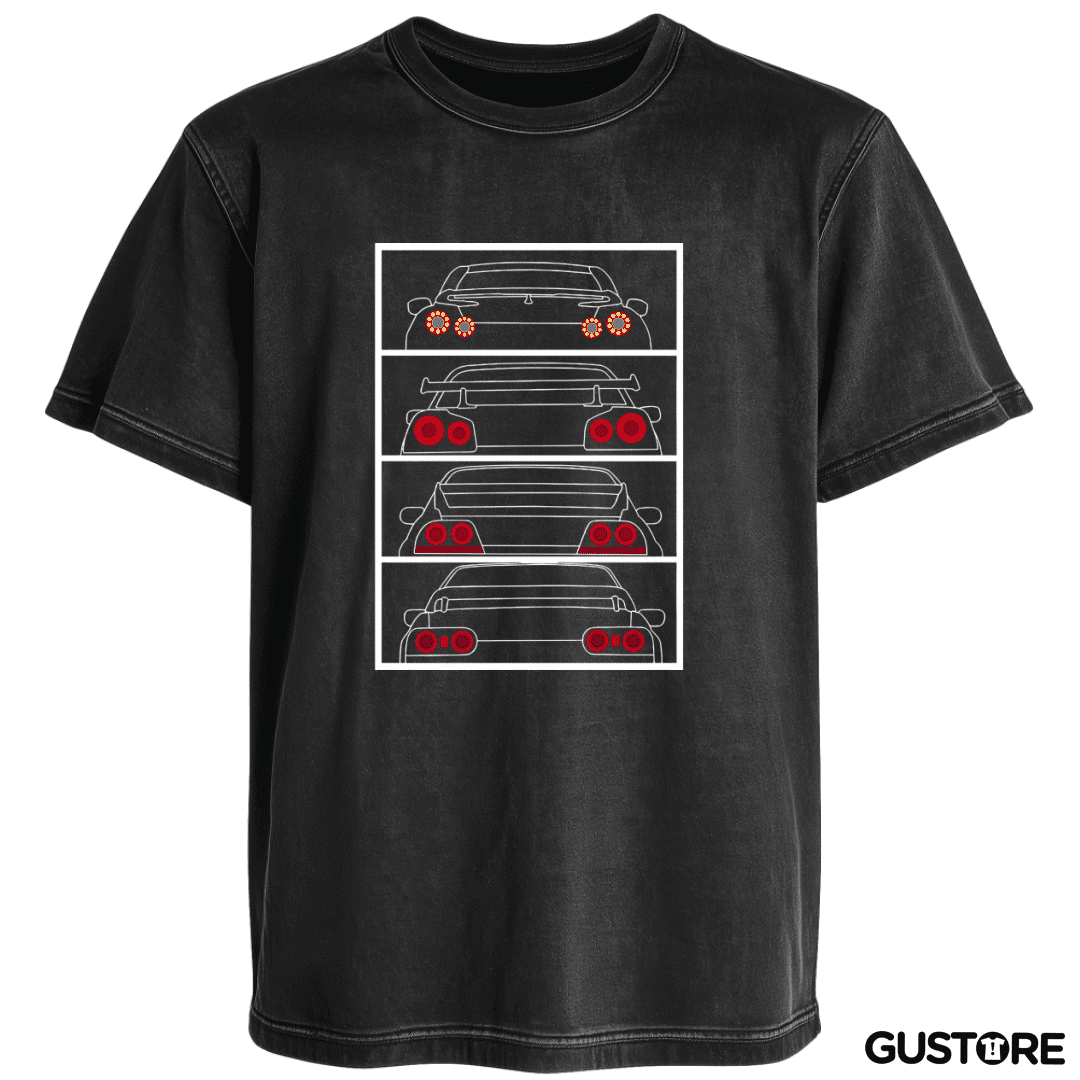 Polera desgastada Nissan GTR