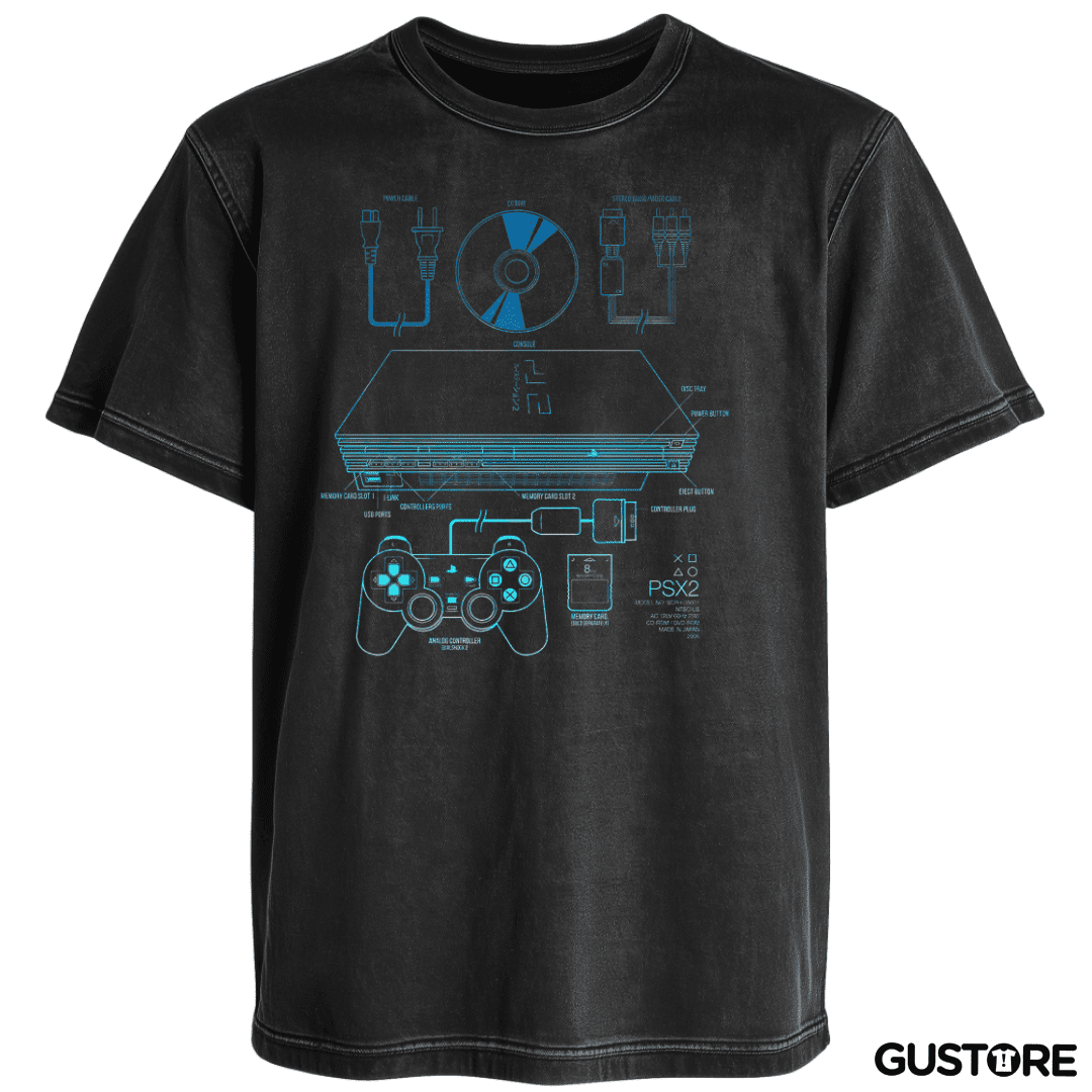 Polera desgastada Ps2
