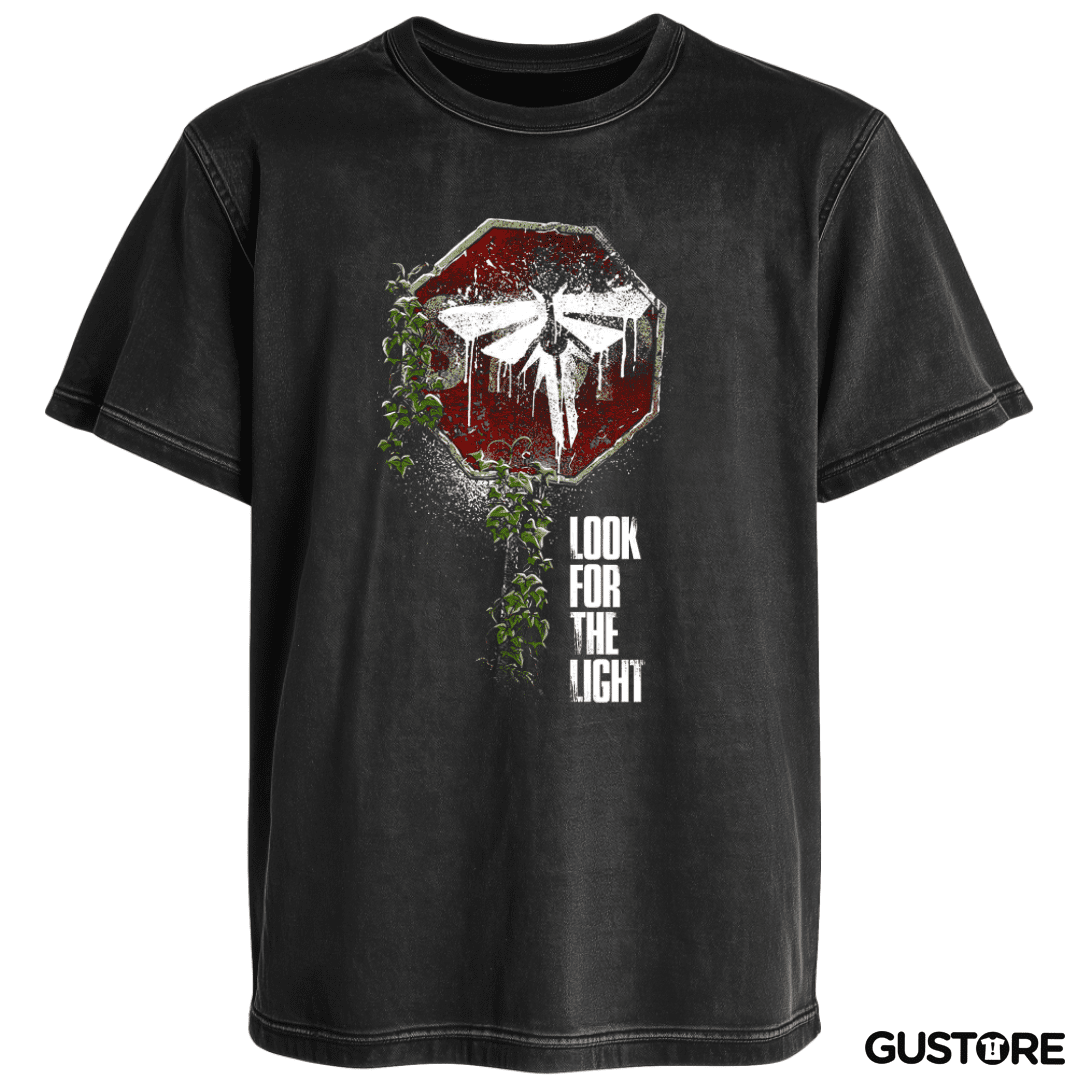 Polera desgastada Look for the light
