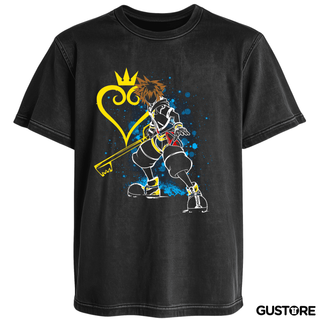 Polera desgastada Keyblade Master
