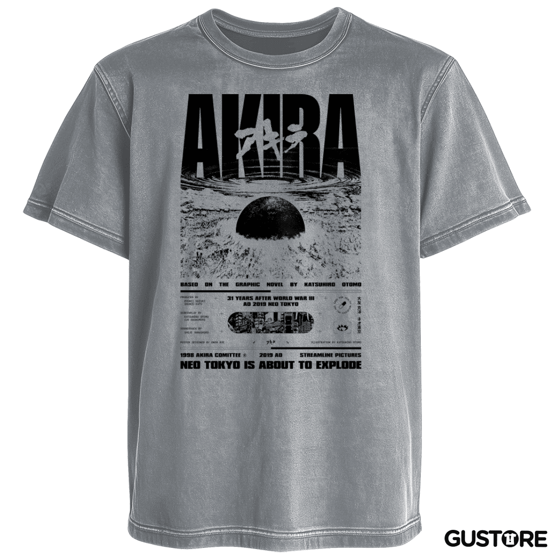Polera desgastada Akira Movie