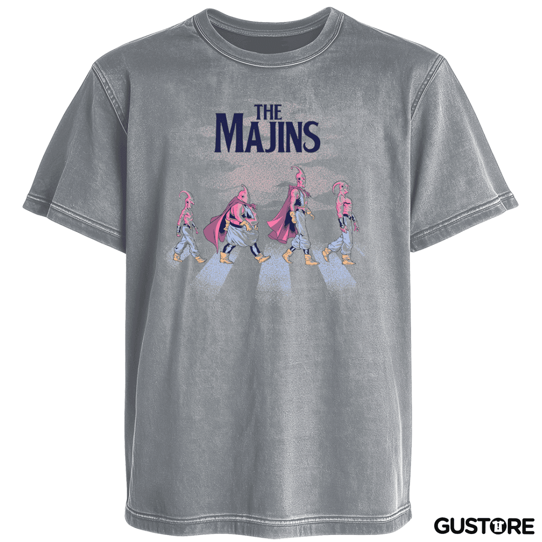 Polera desgastada The Majins
