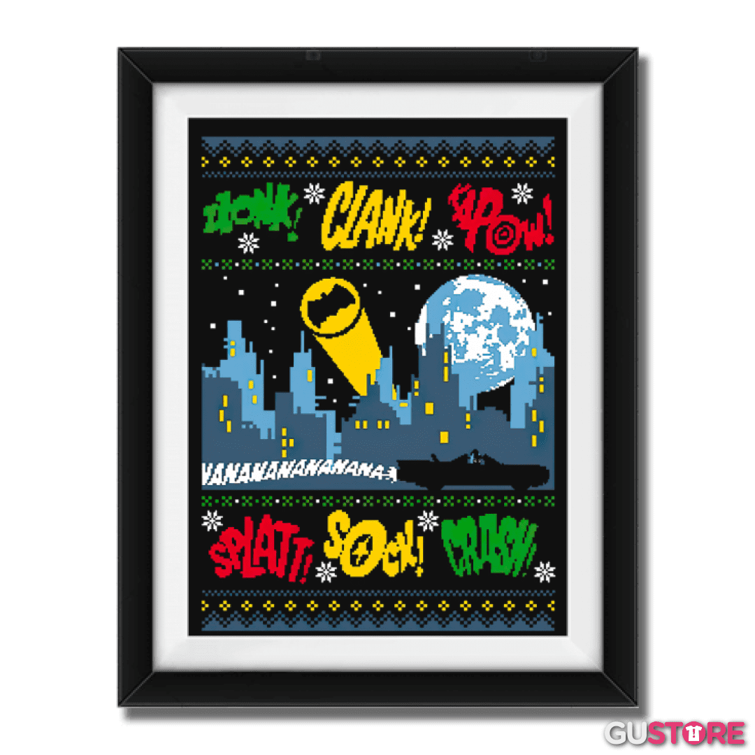 Cuadro decorativo Ciudad Gotica Navidad