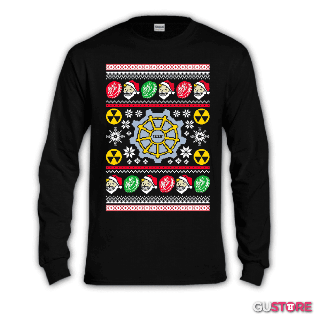 Polera manga larga Fallout Navidad