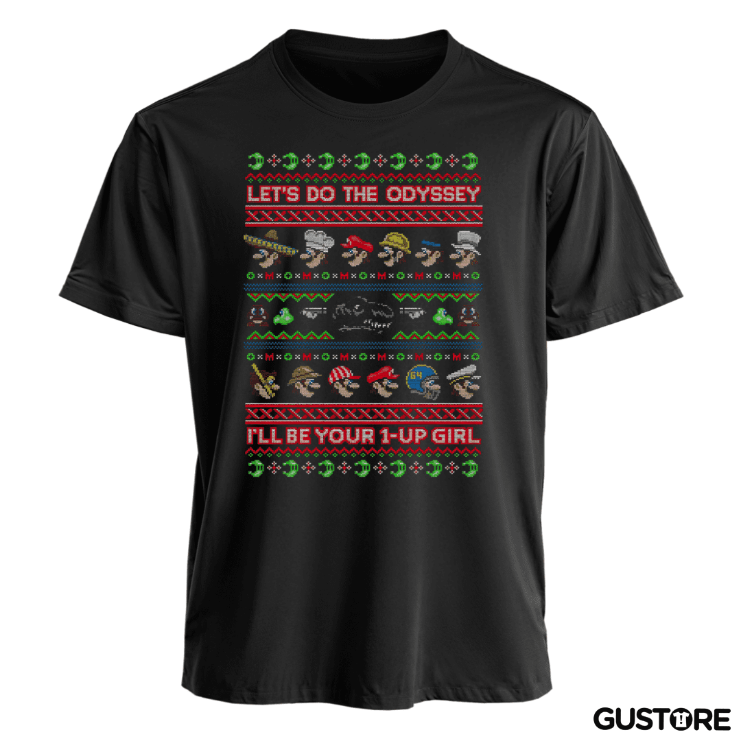 Polera Super Bigote Bross Navidad