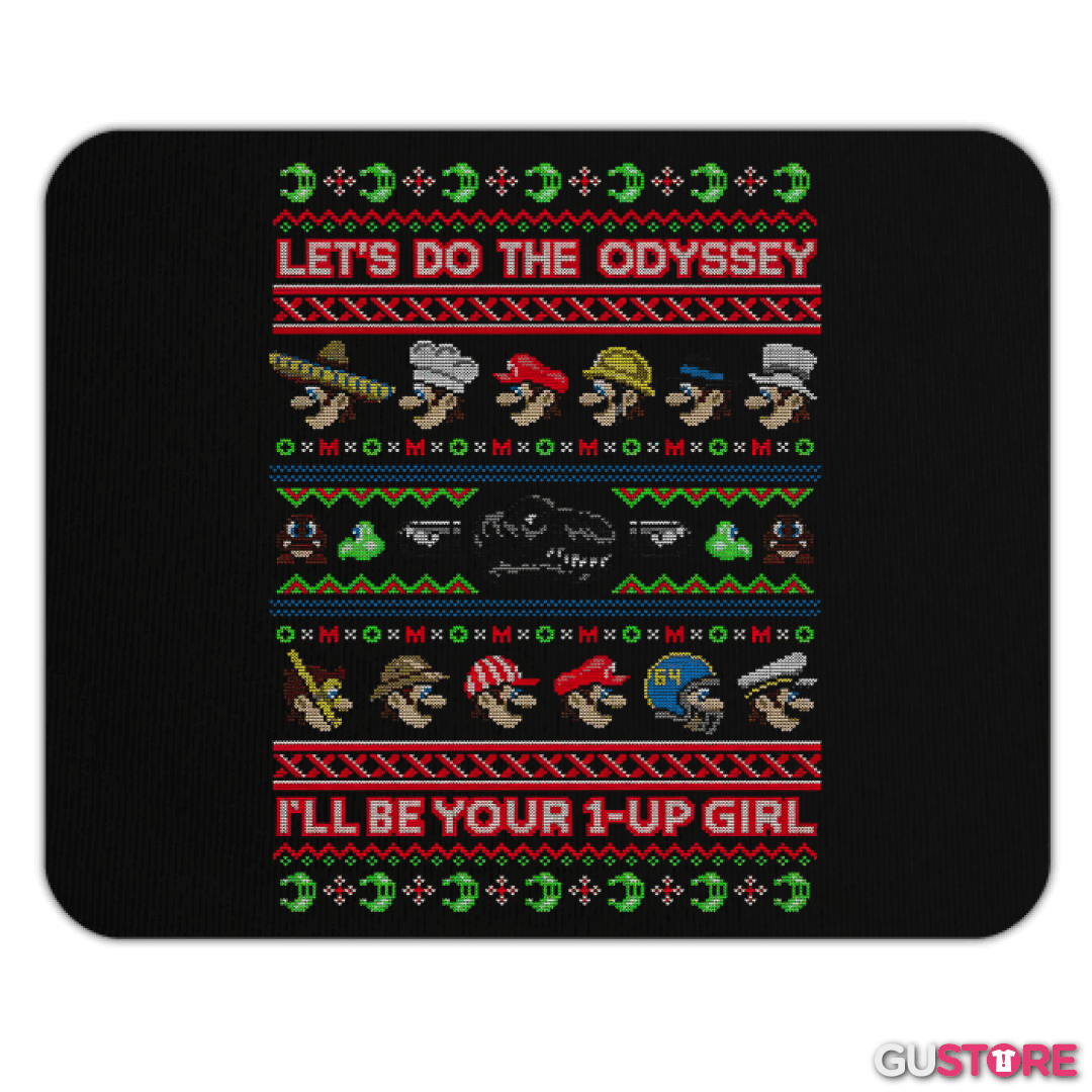 Mousepad Super Bigote Bross Navidad