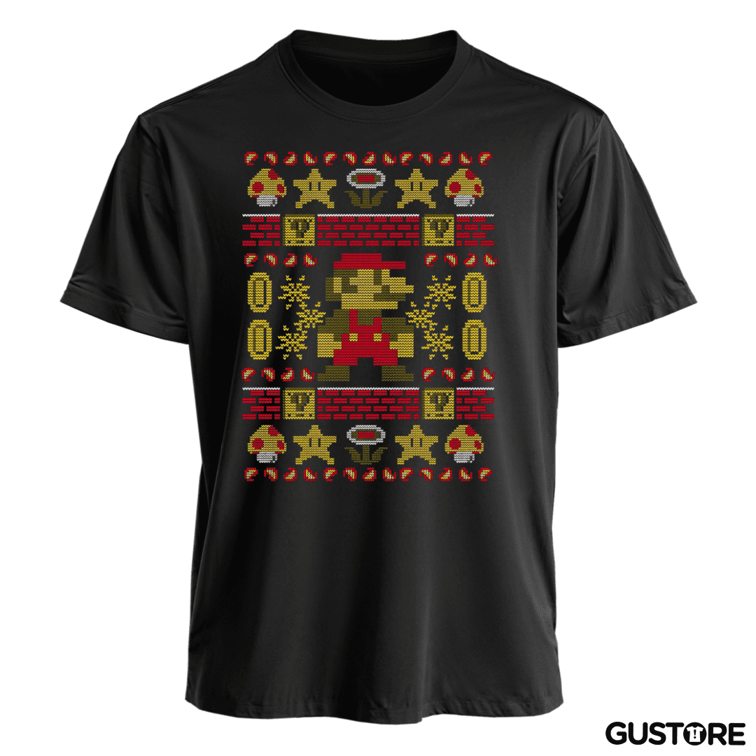 Polera Super bigote navidad 2