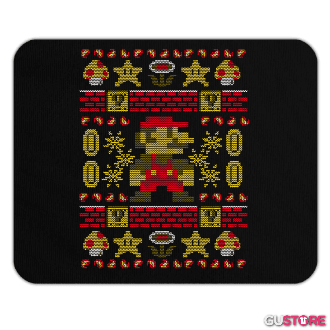 Mousepad Super bigote navidad 2