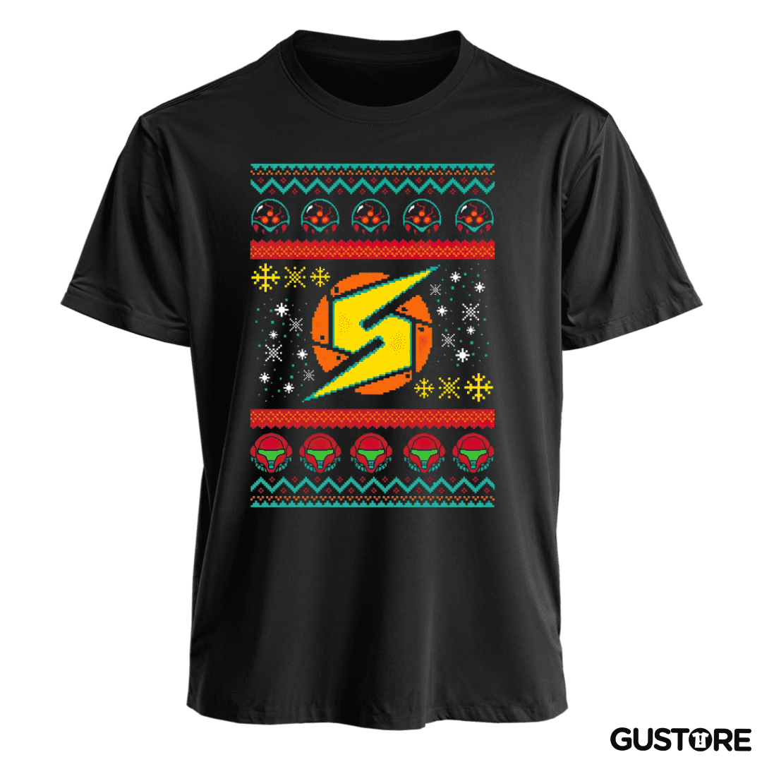 Polera Metroid navidad