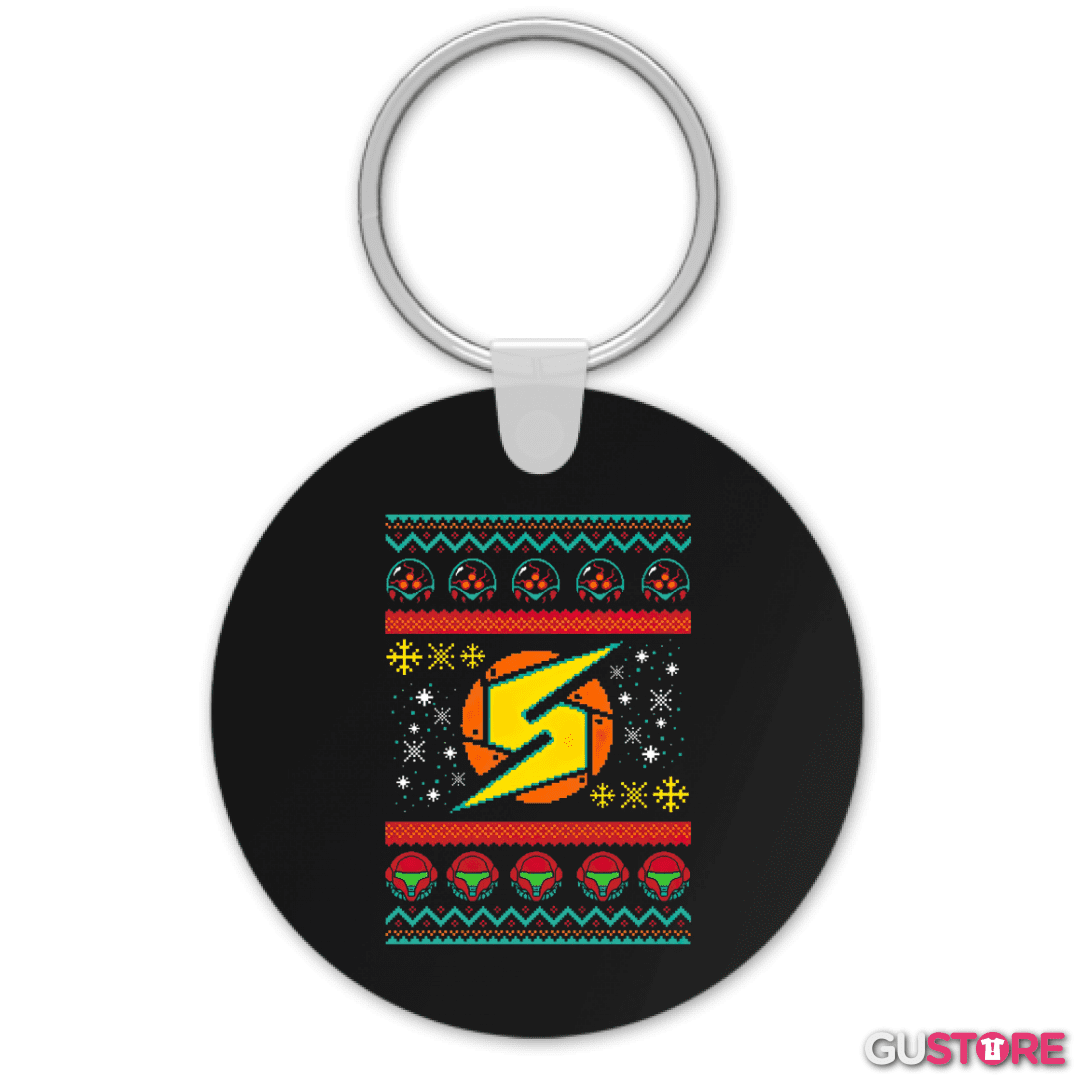 Llavero Metroid navidad