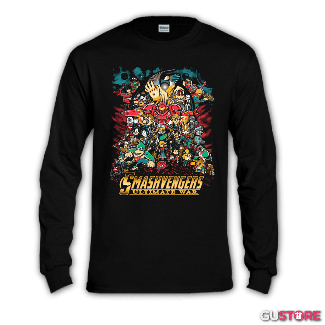 Polera manga larga Smash Avengers