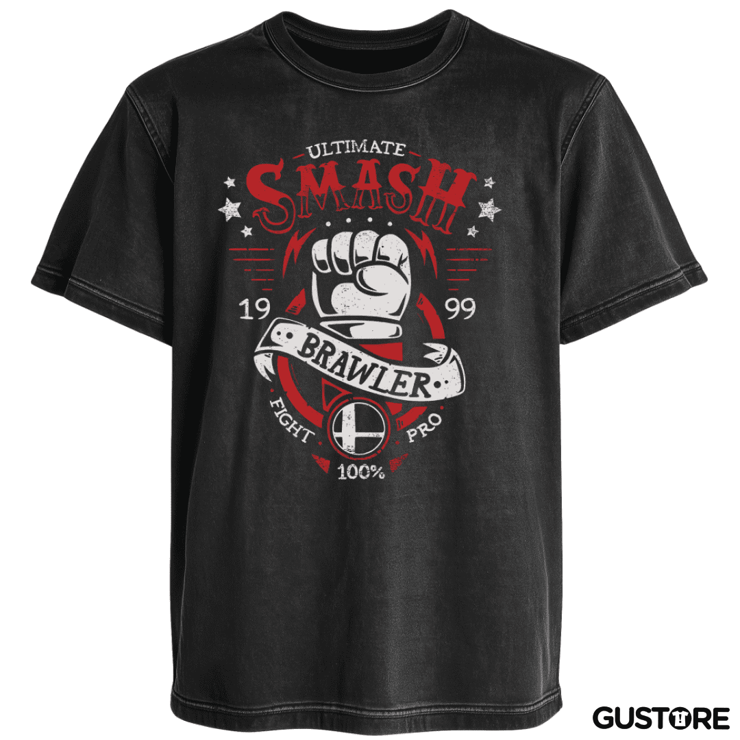 Polera desgastada Smash Brawler