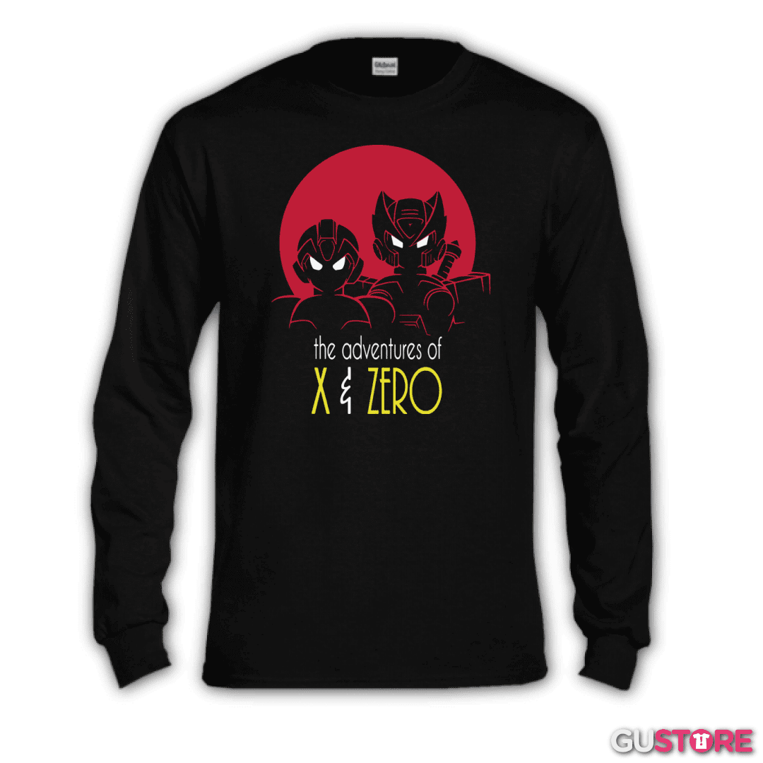 Polera manga larga Adventures of X & Zero
