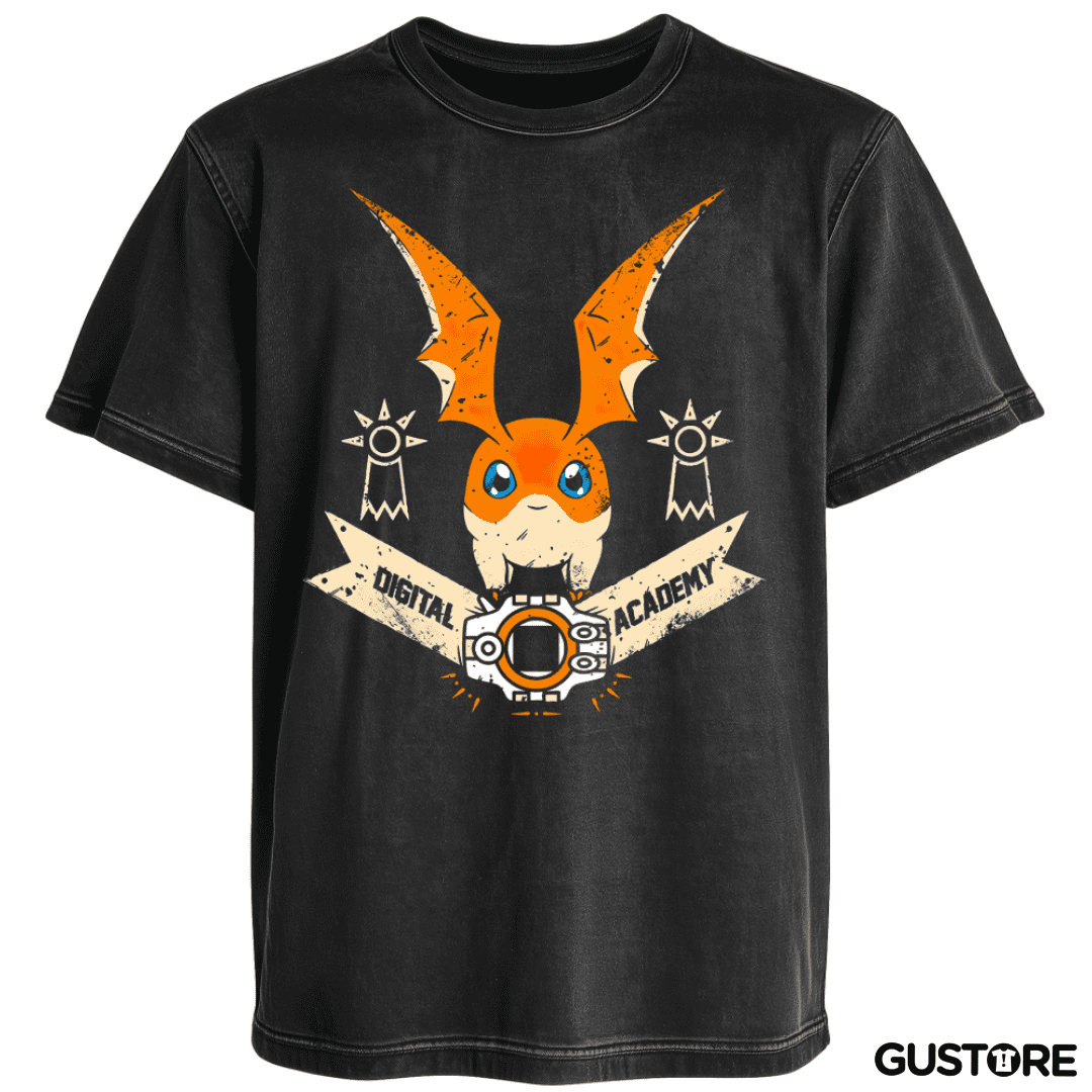 Polera desgastada Patamon 
