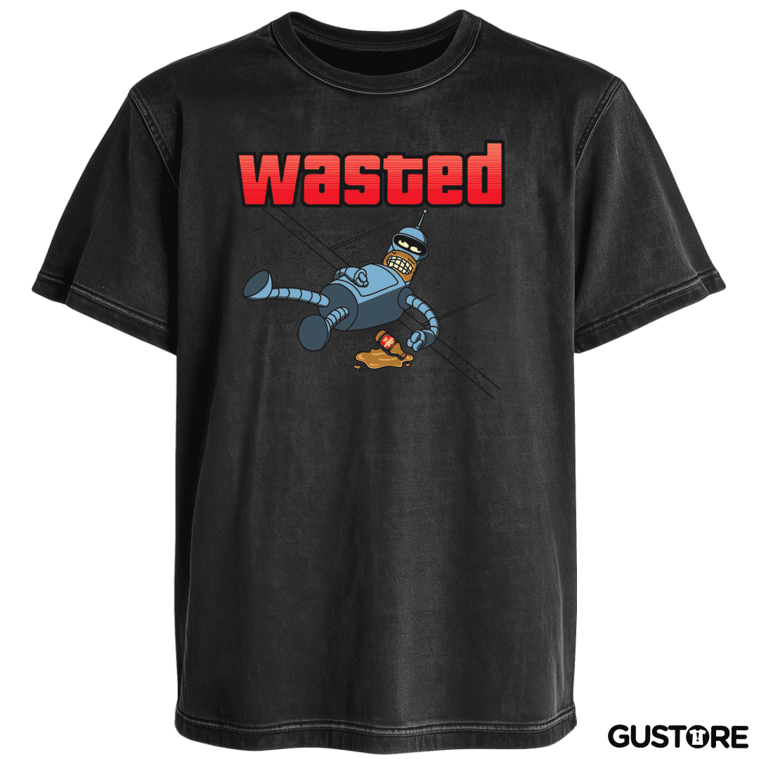 Polera desgastada Wasted Bender
