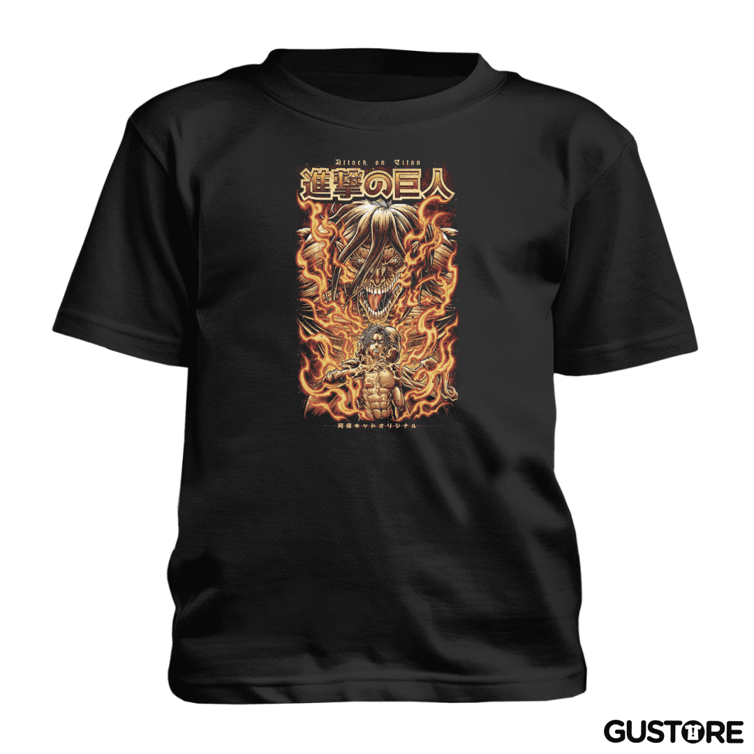 Polera de niño Eren Jaeger