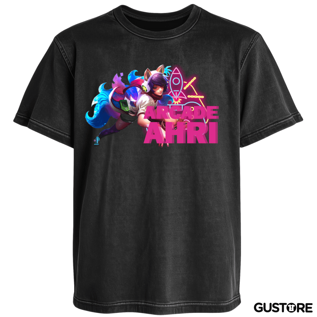 Polera desgastada Arcade Ahri