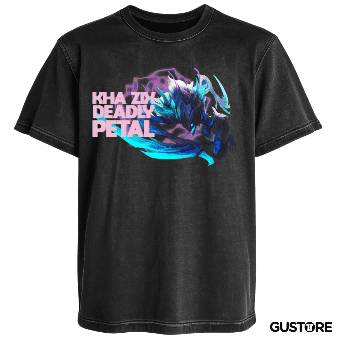 Polera desgastada Khazix deadly Petal