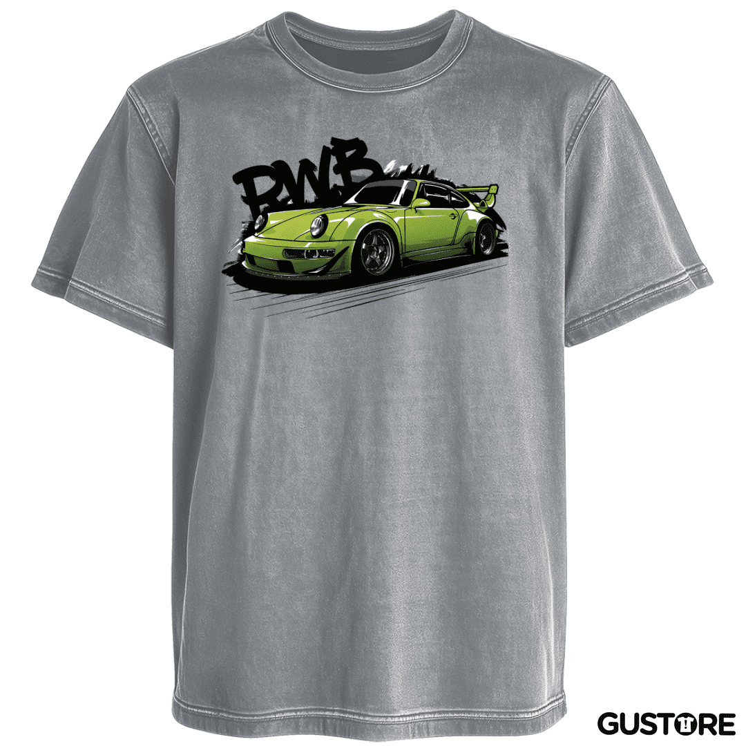 Polera desgastada Porsche RWB
