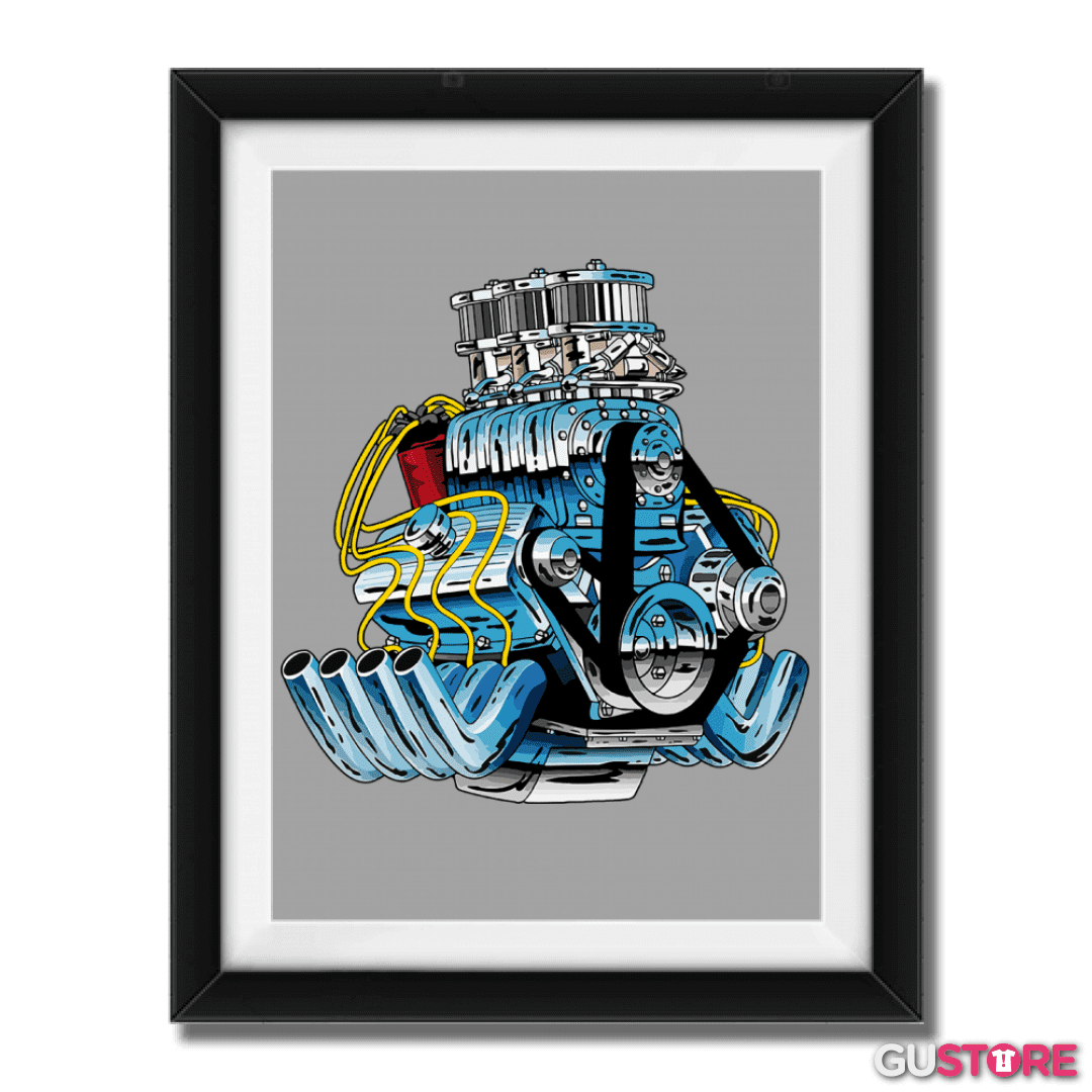 Cuadro decorativo V8