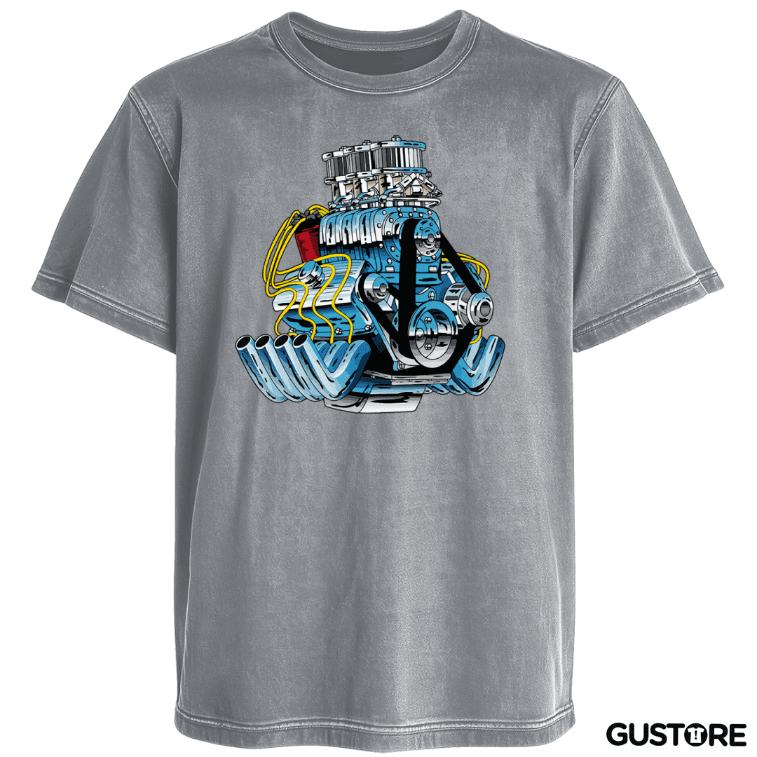 Polera desgastada V8