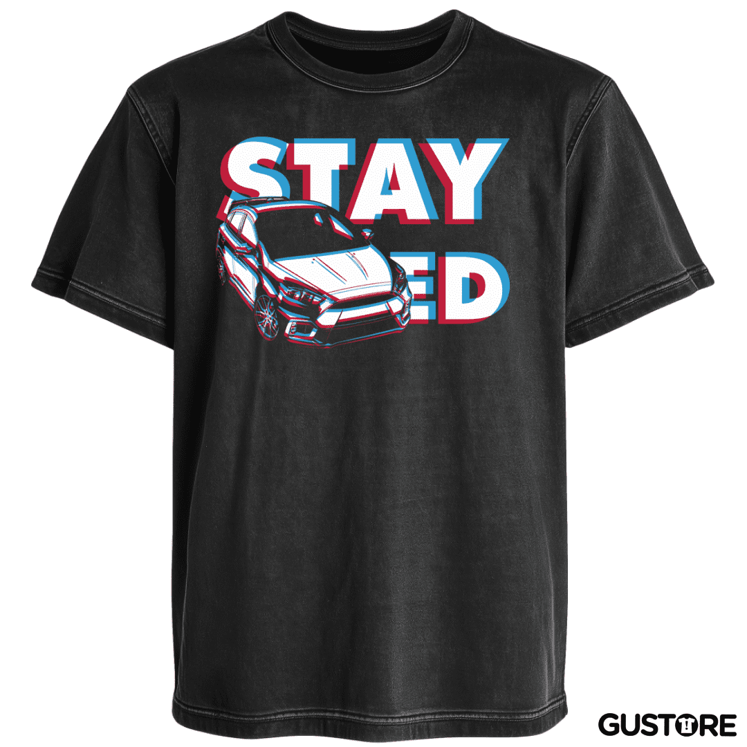 Polera desgastada Stay Focused