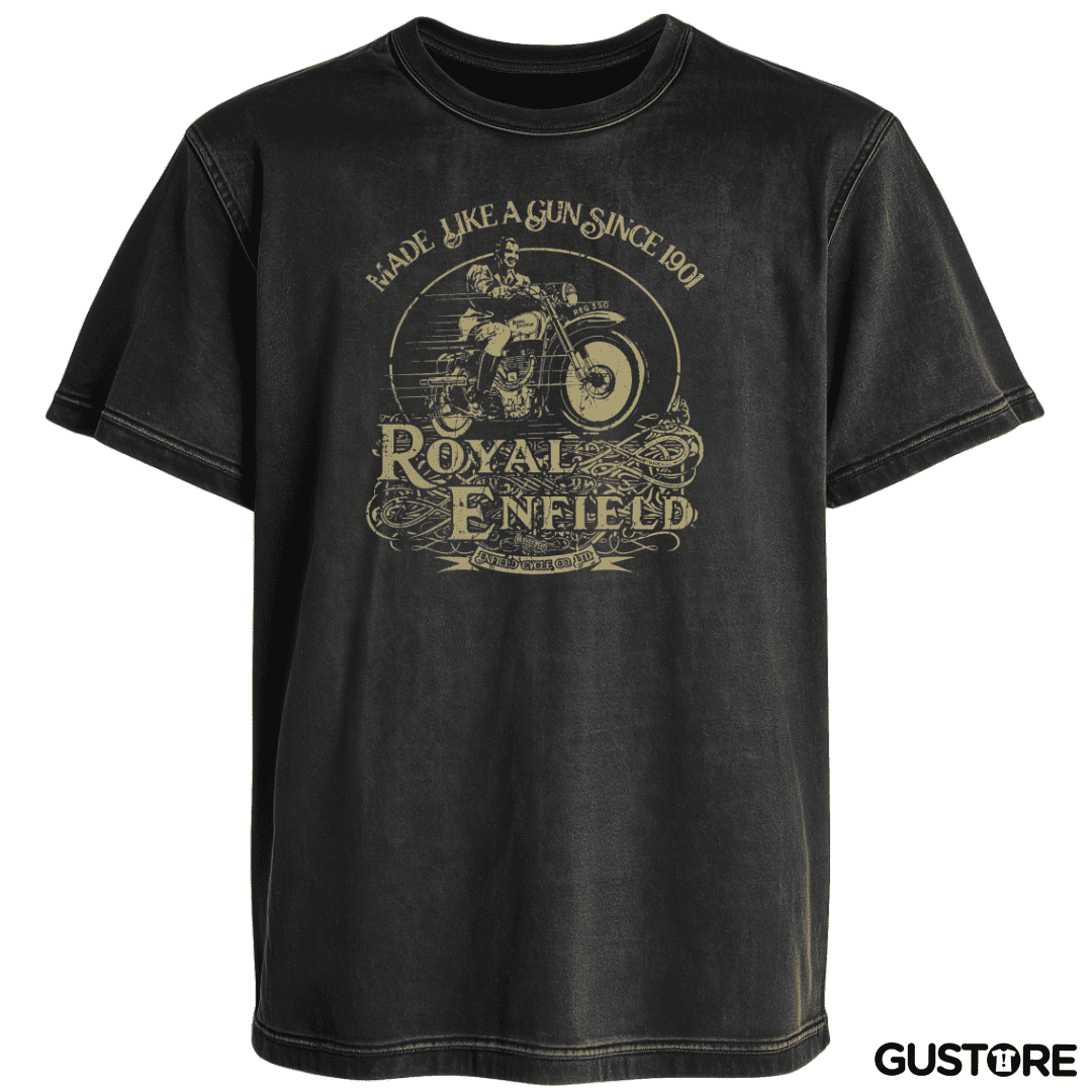 Polera desgastada Royal Enfield