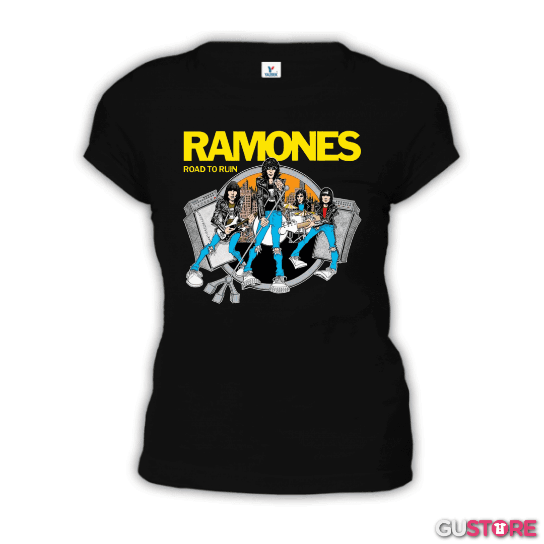 Polera de Mujer Ramones road to ruin