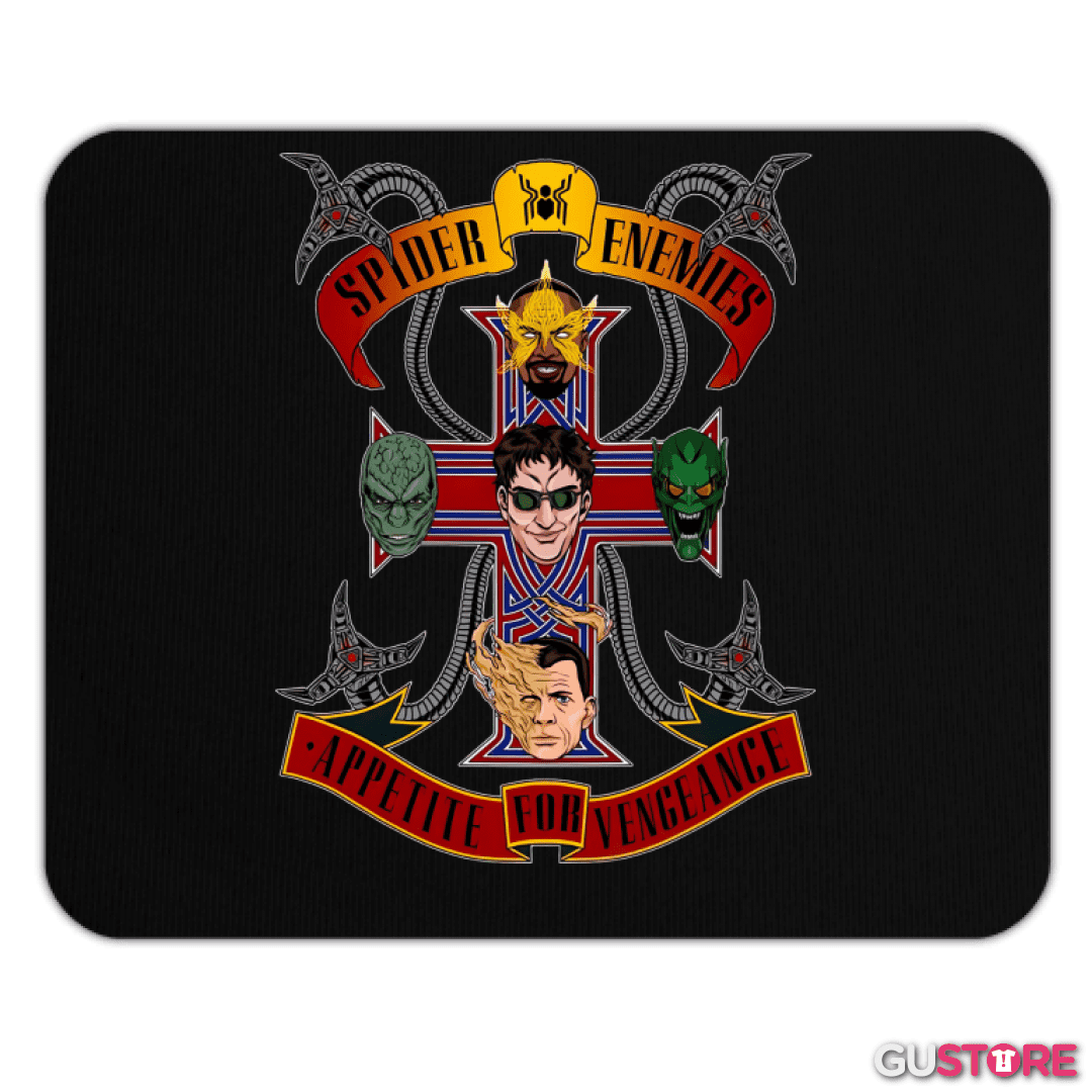 Mousepad Enemigos de las Arañas