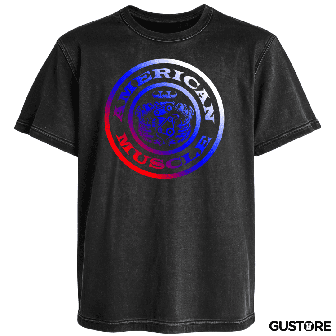 Polera desgastada American Muscle