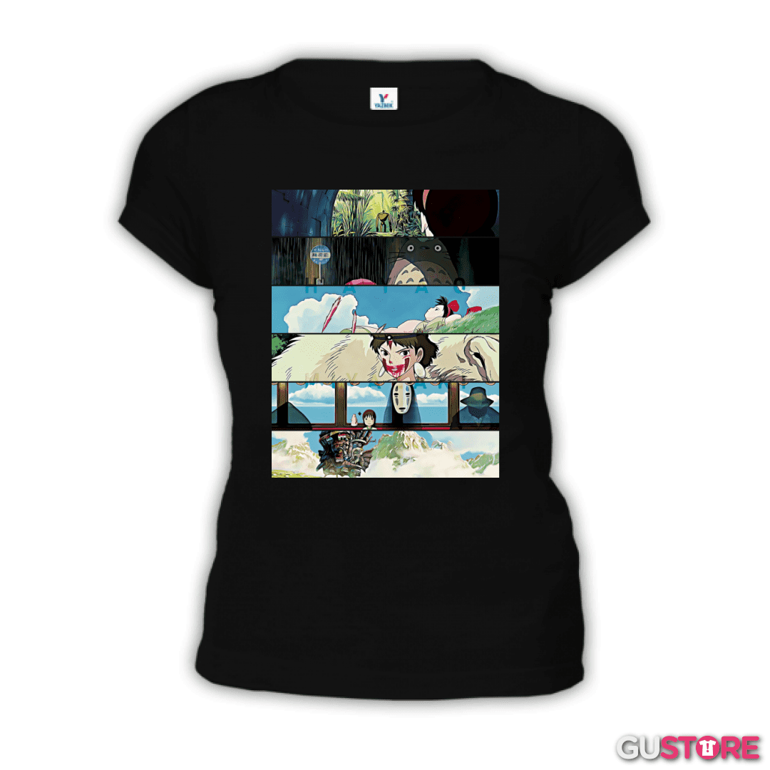 Polera de Mujer Directores Hayao Miyazaki