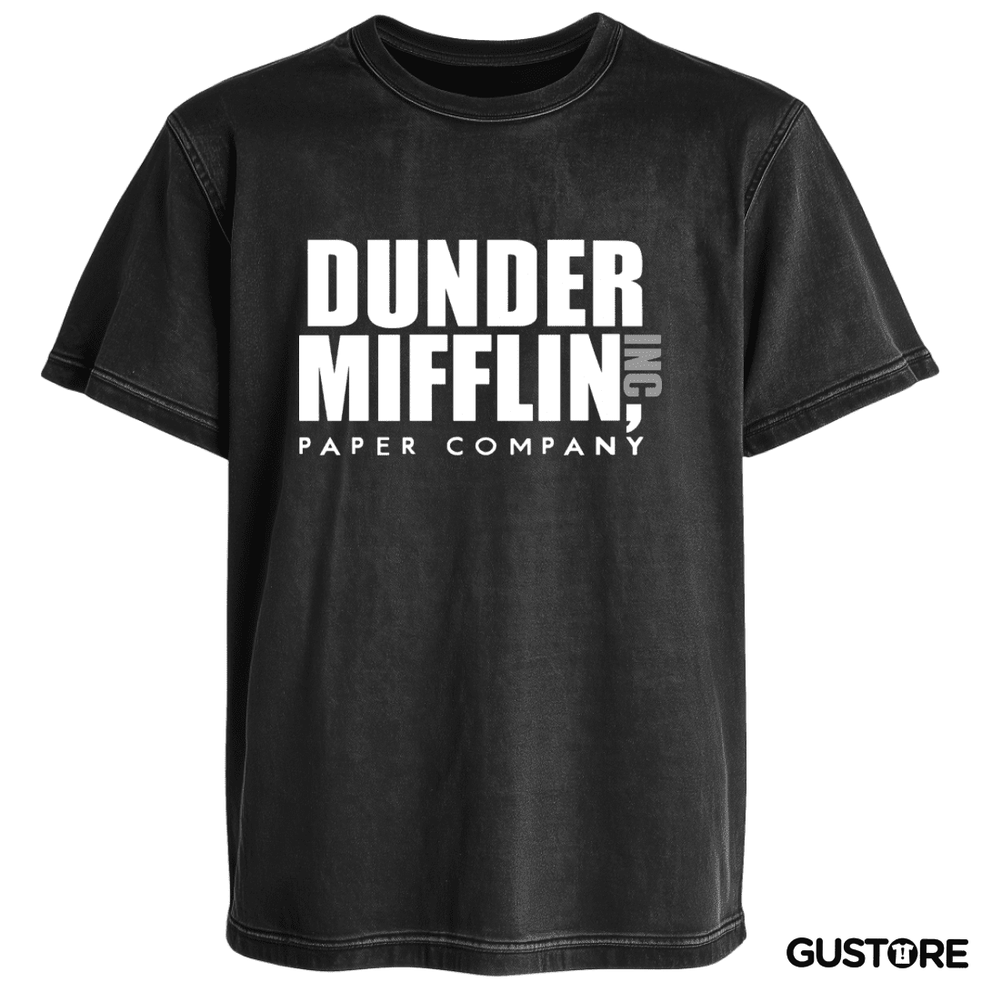 Polera desgastada Dunder Mifflin paper company